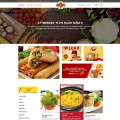Giao diện Website nhà hàng