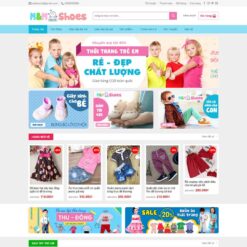 Giao diện Website baby shop
