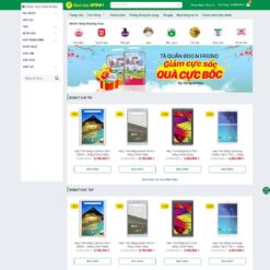 Giao diện Website bách hóa shop