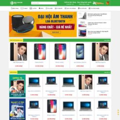 Giao diện Website bách khoa Shop
