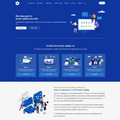 Giao diện Website bán phần mềm doanh nghiệp