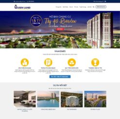 Giao diện Website bất động sản
