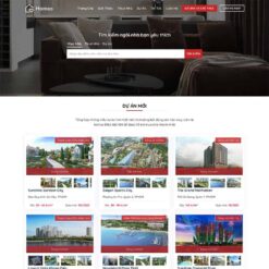Giao diện Website bất động sản 10