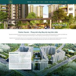 Giao diện Website bất động sản 02