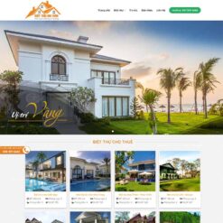 Giao diện Website bất động sản 21