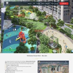 Giao diện Website bất động sản 22