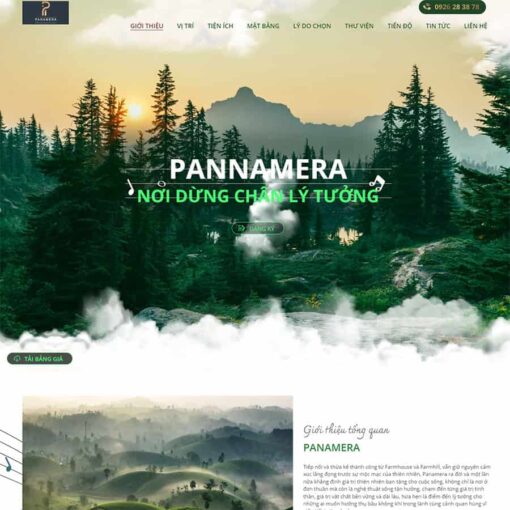 Giao diện Website bất động sản 23