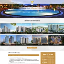 Giao diện Website bất động sản 33