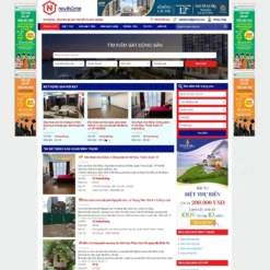 Giao diện Website bất động sản 38