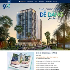 Giao diện Website bất động sản 42
