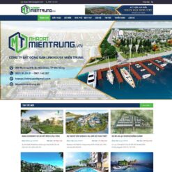 Giao diện Website bất động sản 05