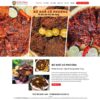 Giao diện Website bán bò khô