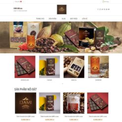 Giao diện Website bán cafe 02