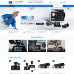 Giao diện Website Shop bán camera 01