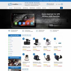 Giao diện Website Shop bán camera 02