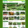 Giao diện Website bán cây xanh, kiến trúc cảnh quan