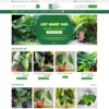 Giao diện Website bán cây xanh 02