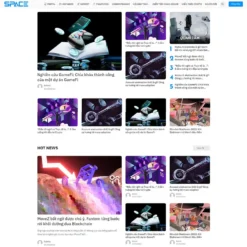 Giao diện Website tin tức bitcoin, crypto 02