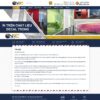 Giao diện Website dịch vụ thi công dán decal