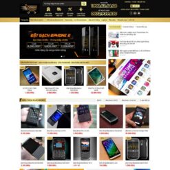 Giao diện Website điện máy 01