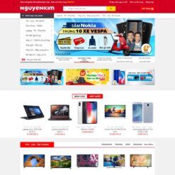 Giao diện Website điện máy 04