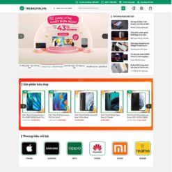 Giao diện Website điện máy 05