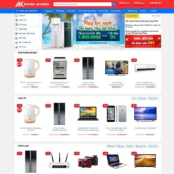 Giao diện Website điện máy 07