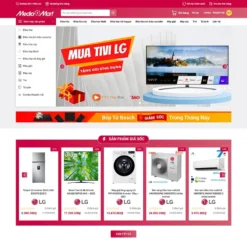 Giao diện Website điện máy 08