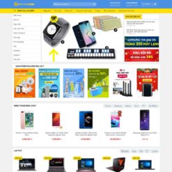 Giao diện Website giống điện máy xanh