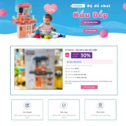 Giao diện Website Lading Page bán đồ chơi trẻ em