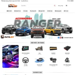 Giao diện Website đồ chơi xe hơi 03