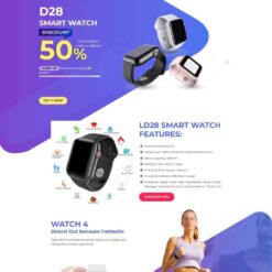 Giao diện Website bán đồng hồ thông minh smartwatch