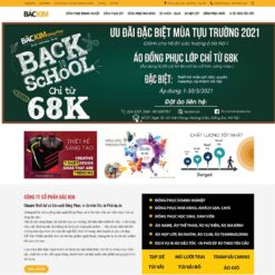 Giao diện Website đồng phục 02