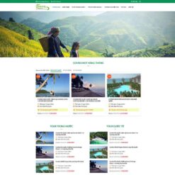 Giao diện Website du lịch 12