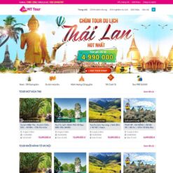 Giao diện Website du lịch 15