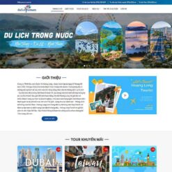 Giao diện Website du lịch 16