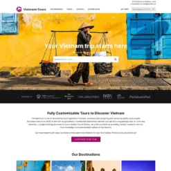 Giao diện Website du lịch 18