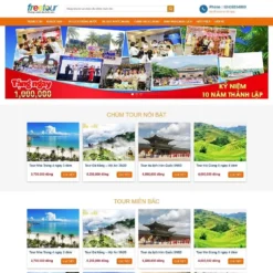 Giao diện Website du lịch cao cấp 07
