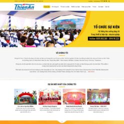 Giao diện Website công ty tổ chức sự kiện 06