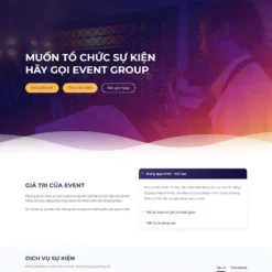 Giao diện Website công ty tổ chức sự kiện 07