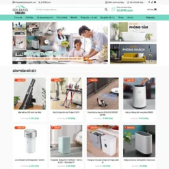 Giao diện Website bán đồ gia dụng thông minh