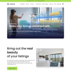 Giao diện Website công ty giải pháp không gian ảo