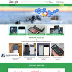 Giao diện Website bán hàng, dịch vụ google shop