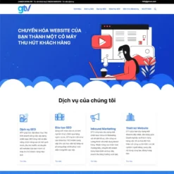 Giao diện Website công ty dịch vụ SEO
