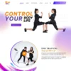 Giao diện Website trung tâm thể hình – phòng tập gym 02