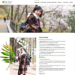 Giao diện Website khóa học sức khỏe