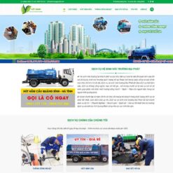 Giao diện Website hút hầm cầu