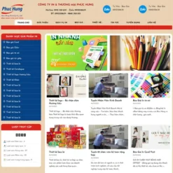 Giao diện Website công ty in ấn 03