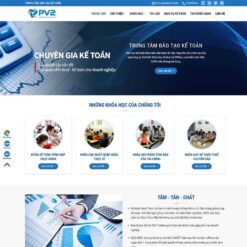 Giao diện Website kế toán 02