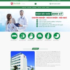 Giao diện Website dịch vụ, phòng khám sức khỏe
